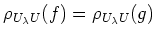 $\displaystyle \rho_{U_\lambda U}(f)
=\rho_{U_\lambda U}(g)
$