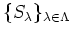 $ \{S_\lambda\}_{\lambda\in \Lambda}$