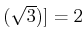 % latex2html id marker 852
$ (\sqrt{3})]=2$