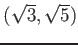 % latex2html id marker 1007
$ (\sqrt{3},\sqrt{5})$