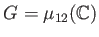 $ G=\mu_{12}({\mathbb{C}})$