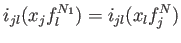 $\displaystyle i_{j l}(x_j f_l^{N_1})=i_{j l}(x_l f_j^N)
$